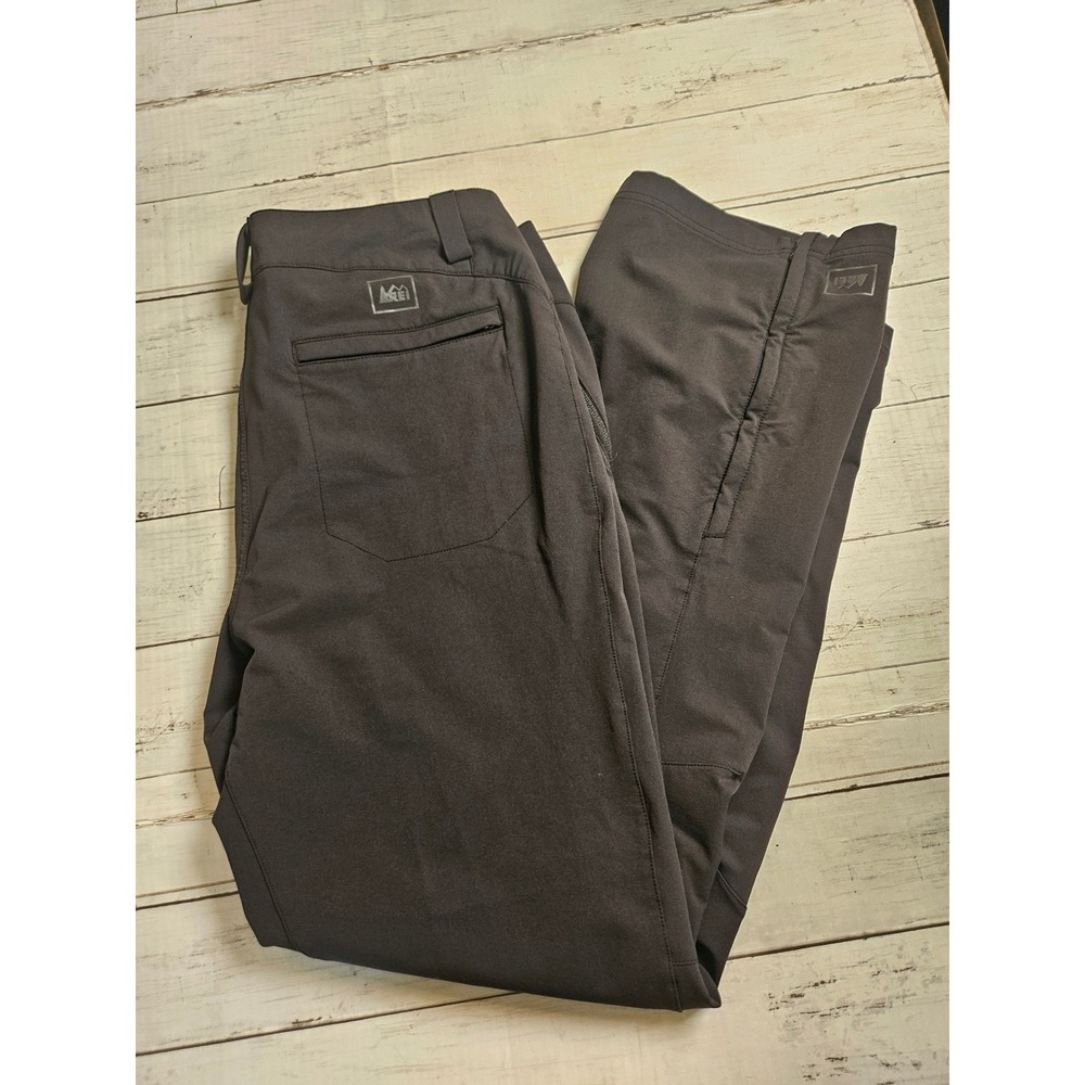 REI Co-op Mistral Softshell Hiking Pants Black Women's 14 Stretch Articulated